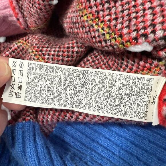 Rare Hello Kitty & Friends x Forever 21 Cardigan Sweater Small AOP Classic Boho - Picture 5 of 8